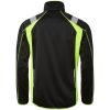 Tröja Hel-zip Svart/Fluorescerande Gul Top Swede XS – miniatyr 3