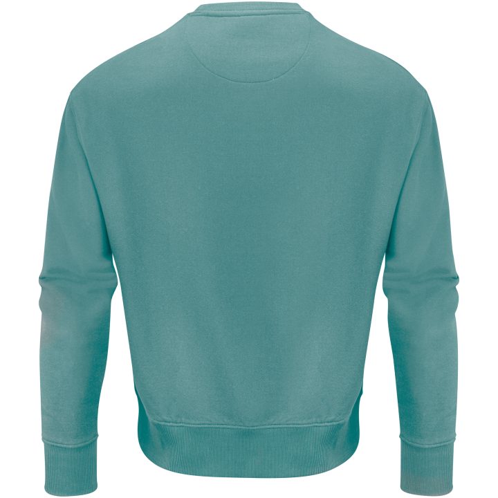 Tröja Hopedale Crewneck Aloegrön James Harvest – bild 2