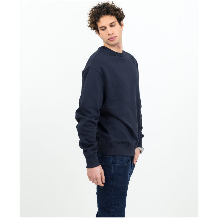 Tröja Hopedale Crewneck Marinblå James Harvest – bild 3