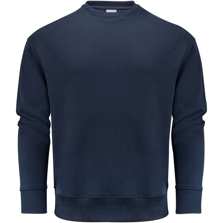 Tröja Hopedale Crewneck Marinblå James Harvest – bild 4