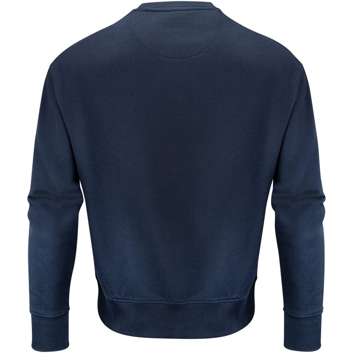 Tröja Hopedale Crewneck Marinblå James Harvest – bild 6