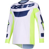 Tröja Racer Air Riway Grå/Fluo Gul/Blå, XL Alpinestars