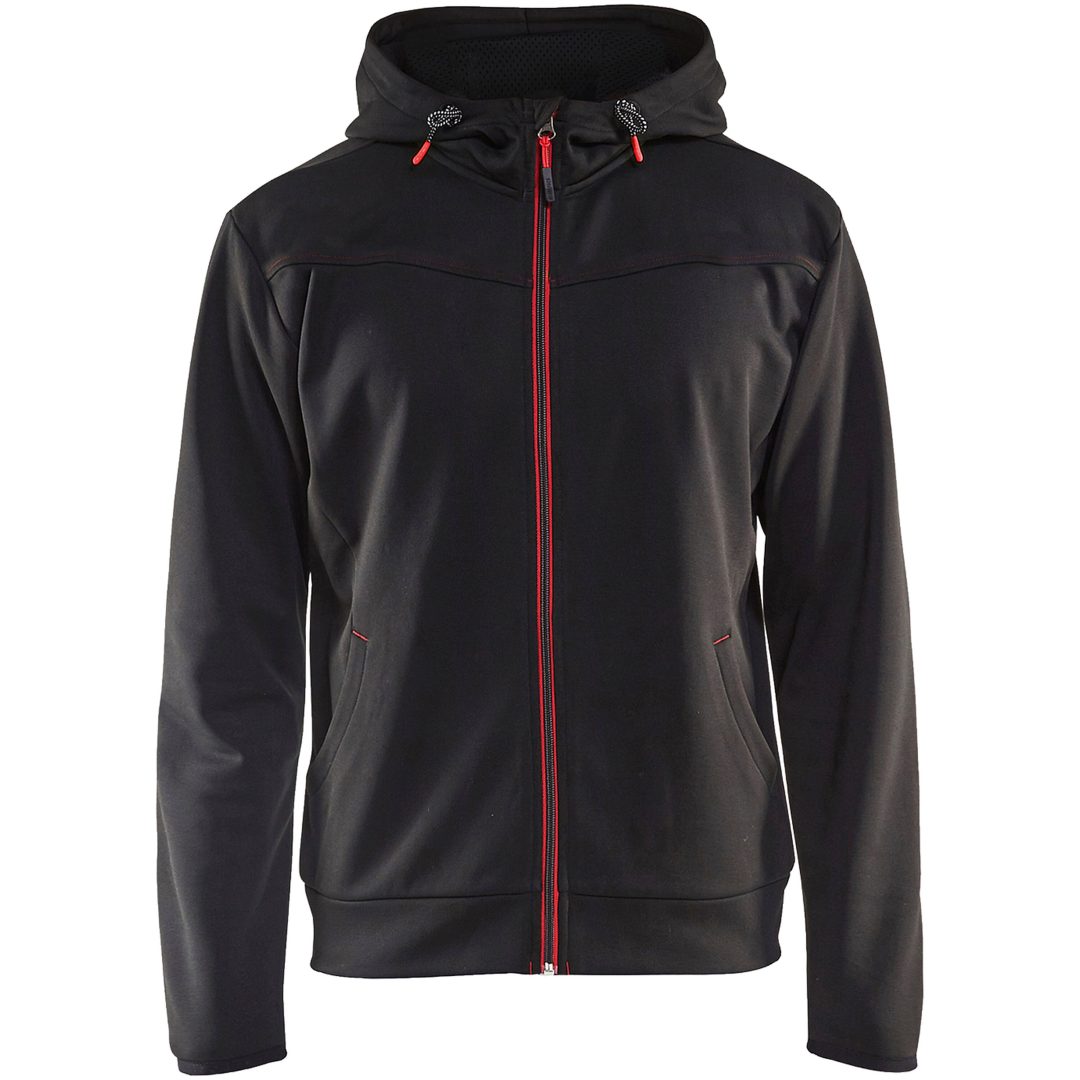 Tröja Svart/röd 33632526 Blåkläder XS