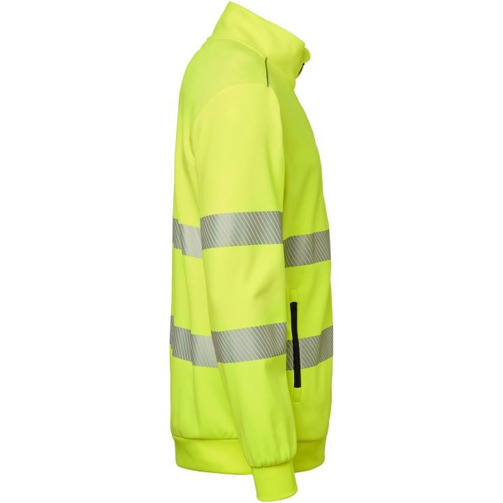 Tröja Sweat Fullzip Fluorescerande Orange Top Swede XS – bild 2