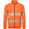 Tröja Sweat Fullzip Fluorescerande Orange Top Swede XS – miniatyr 1