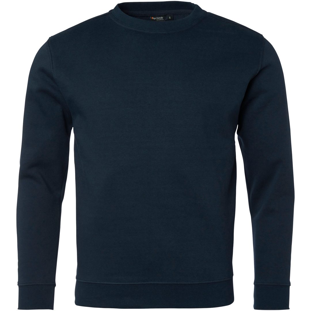 Tröja Sweat Rundhals Marinblå Top Swede