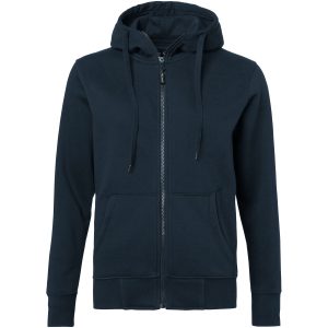 Tröja Sweat w Fast huva Hel dragkedja Marinblå Top Swede