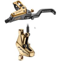 TRP EVO Pro 4-kolvs skivbroms, Vänster, Guld