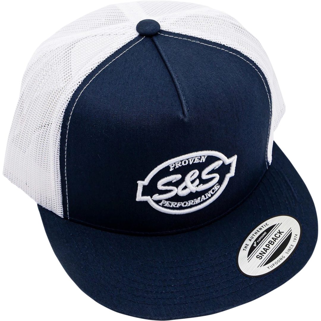 Truckerkeps Marinblå S&S Cycle – bild 2