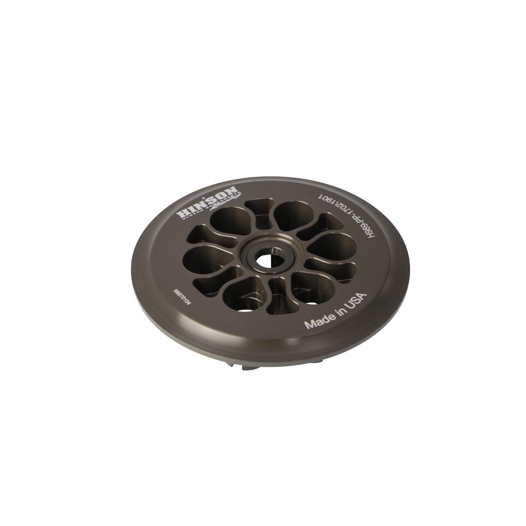 Tryckplatta Billetproof Aluminium Grå HINSON RACING