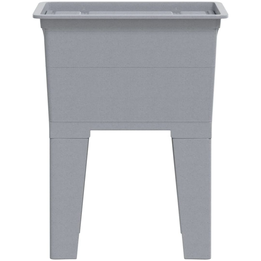 Tvättbalja grå harts vidaXL 59 x 41 x 75 cm – bild 4