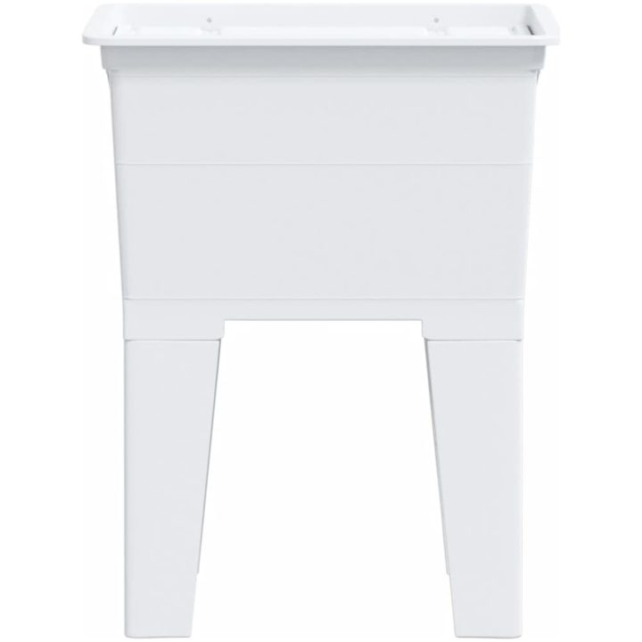 Tvättbalja vit harts vidaXL 59 x 41 x 75 cm – bild 4