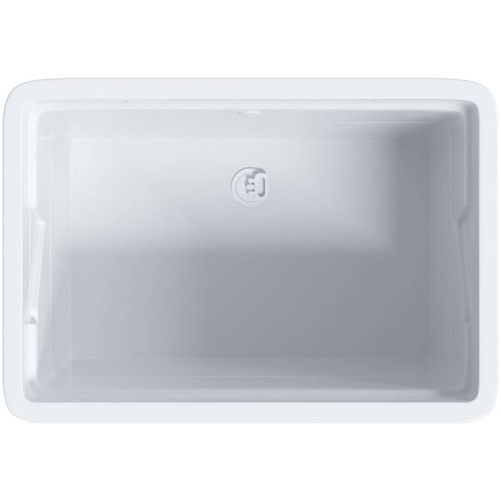 Tvättbalja vit harts vidaXL 59 x 41 x 75 cm – bild 7