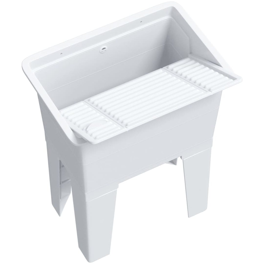 Tvättbalja vit harts vidaXL 59 x 41 x 75 cm – bild 8