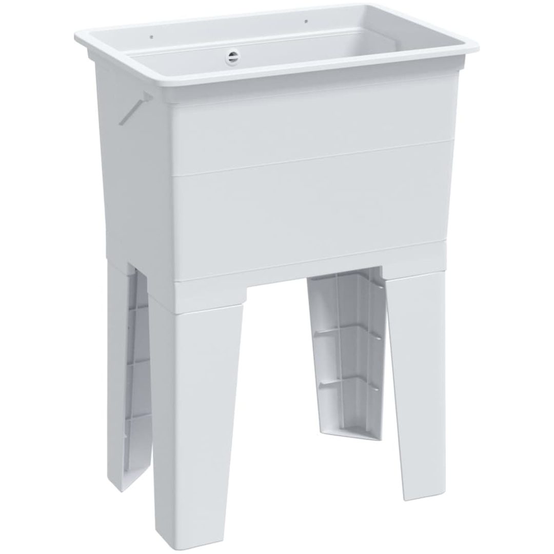 Tvättbalja vit harts vidaXL 59 x 41 x 75 cm – bild 10