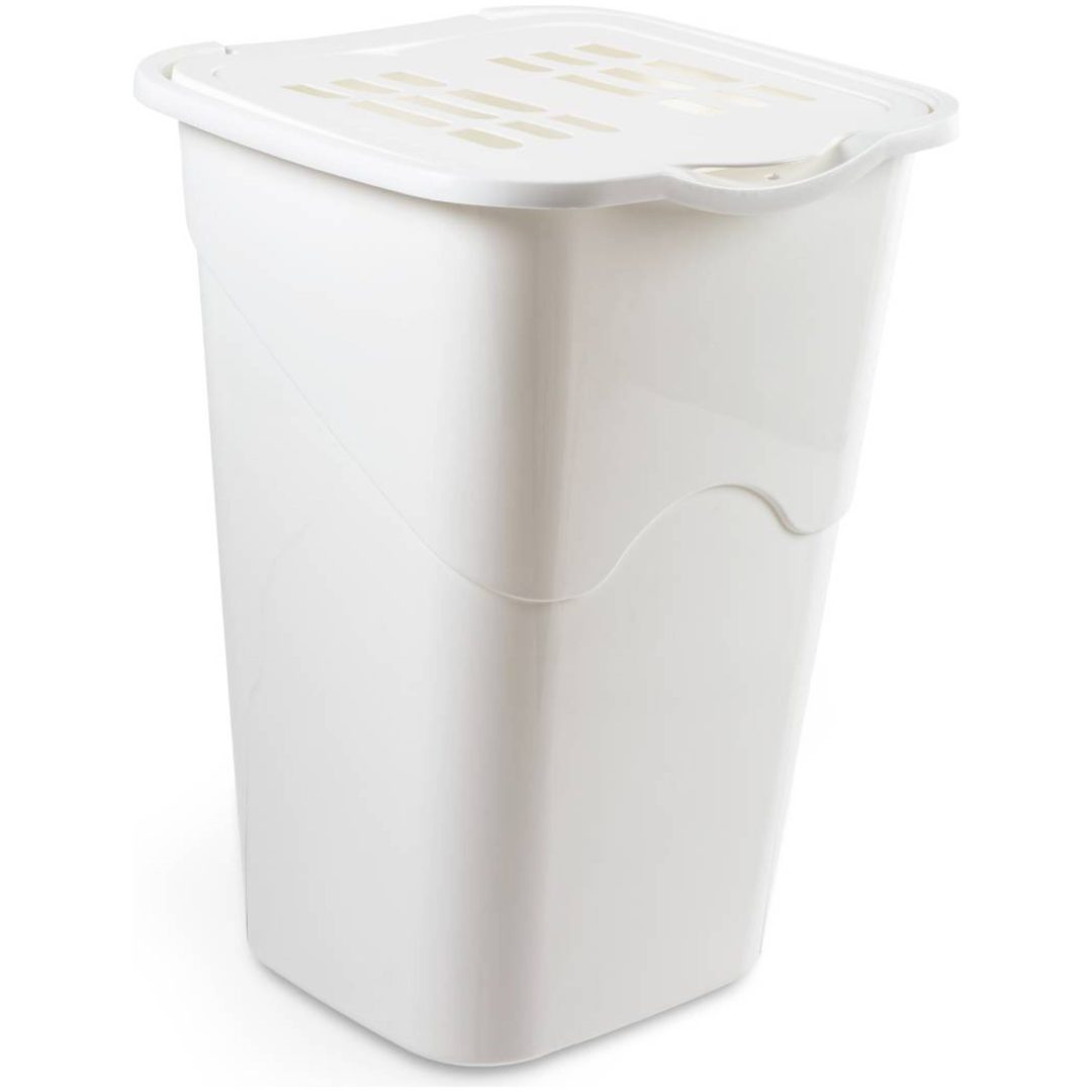 Tvättkorg (50 liter) TVÄTTKORG REKT 50L VIT