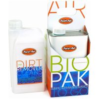 TWIN AIR BioPak Air Filter Oil & Cleaner Maintenance Pack - 4 x 1L + 4 x 900g