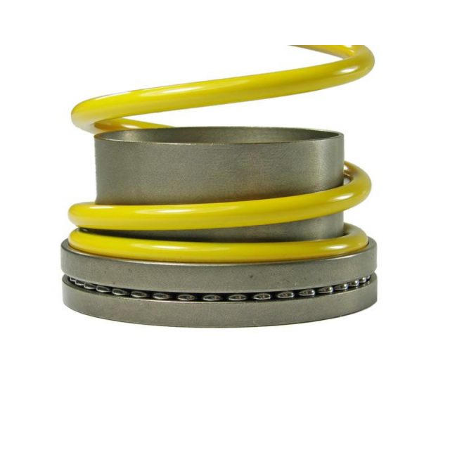 Stötdämparfjäderförstärkare Twist Control Aluminium/gul NARAKU