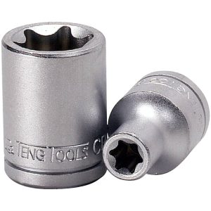 TX-hylsa Med 1/2tum fyrkantsfäste M120710-C / M120724-C Teng Tools