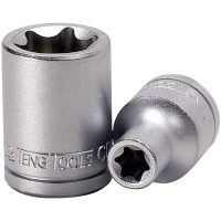 TX-hylsa Med 1/2tum fyrkantsfäste M120710-C / M120724-C Teng Tools
