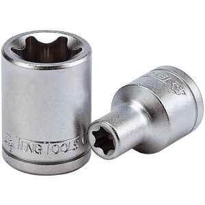 TX-hylsa Med 3/8tum fyrkantsfäste M3807010-C / M380718-C Teng Tools