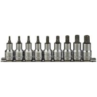 TX-hylsor i sats Med 1/2tum fyrkantsfäste M1213TX /M1213TPX Teng Tools