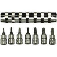 TX-hylsor i sats Med 1/4tum fyrkantsfäste M1408TX Teng Tools