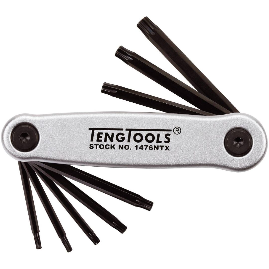 TX-nycklar i sats 1476NTX Teng Tools TX-NYCKELSATS 8 DELAR 1476NTX
