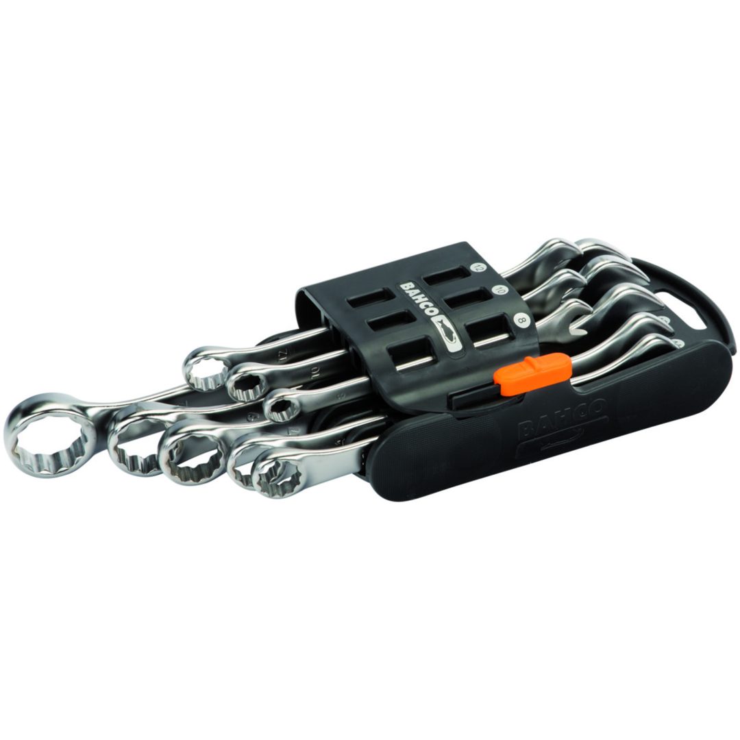 U-ringnyckelsats 111m 8-22mm 8 Del BAHCO 8 delar