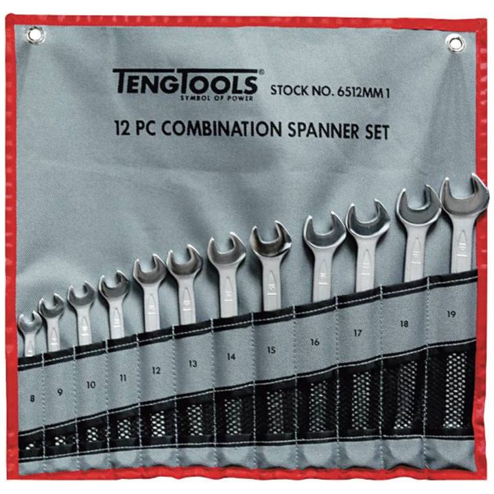 U-ringnycklar i sats 6510MM / 6512MM1 Teng Tools U-RINGNYCKELSATS MM 6510MM – bild 2