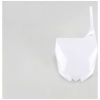 UFO Front Plate Husqvarna White Yamaha YZ125/250
