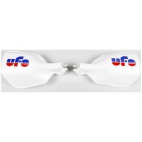 UFO Handguards White Drum Brake