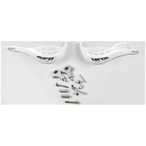 UFO Jumpy supermotard Hanguards ⌀22mm White