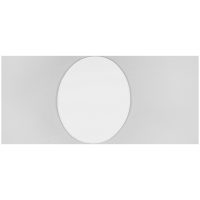 UFO Oval Front Plate Husqvarna White