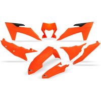 UFO Plastic kit 6-parts KTM EXC EXCF 2024-.. 125-500 Neon Orange