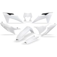 UFO Plastic kit 6-parts KTM EXC EXCF 2024-.. 125-500 White
