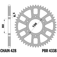 Ultra-Light Alu Rear Sprocket - 428 PBR