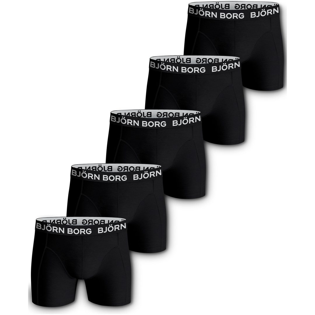 Underdel Boxer Solid Svart Björn Borg Small
