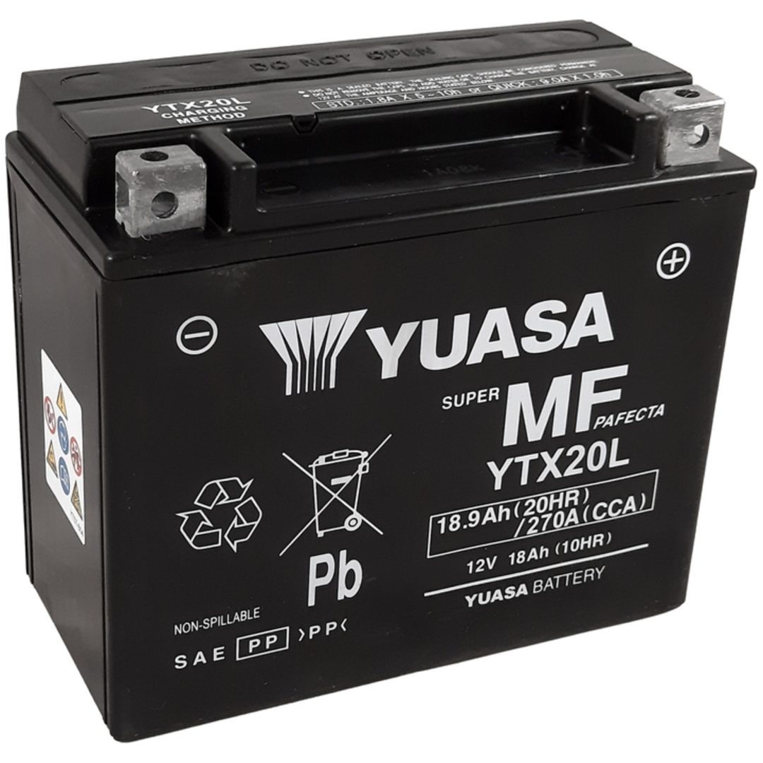 Underhållsfritt Batteri Fabriksaktiverat YUASA YTX20L FA