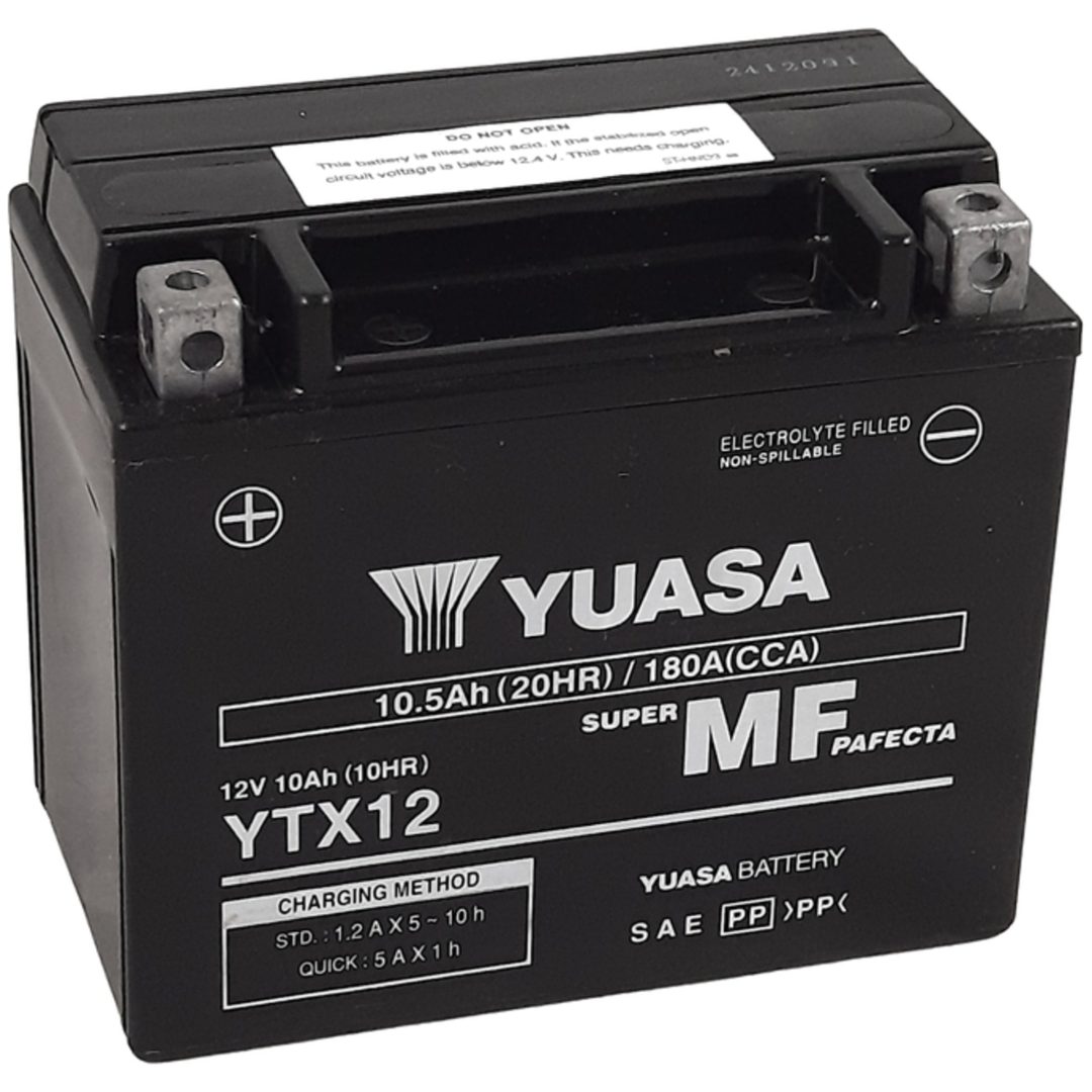 Underhållsfritt Batteri Fabriksaktivt YUASA YT12B FA