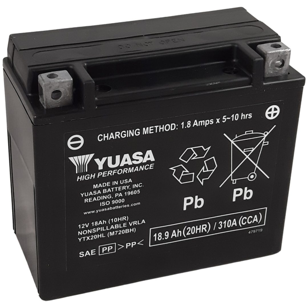 Underhållsfritt Batteri Fabriksaktivt YUASA YTX20HL FA