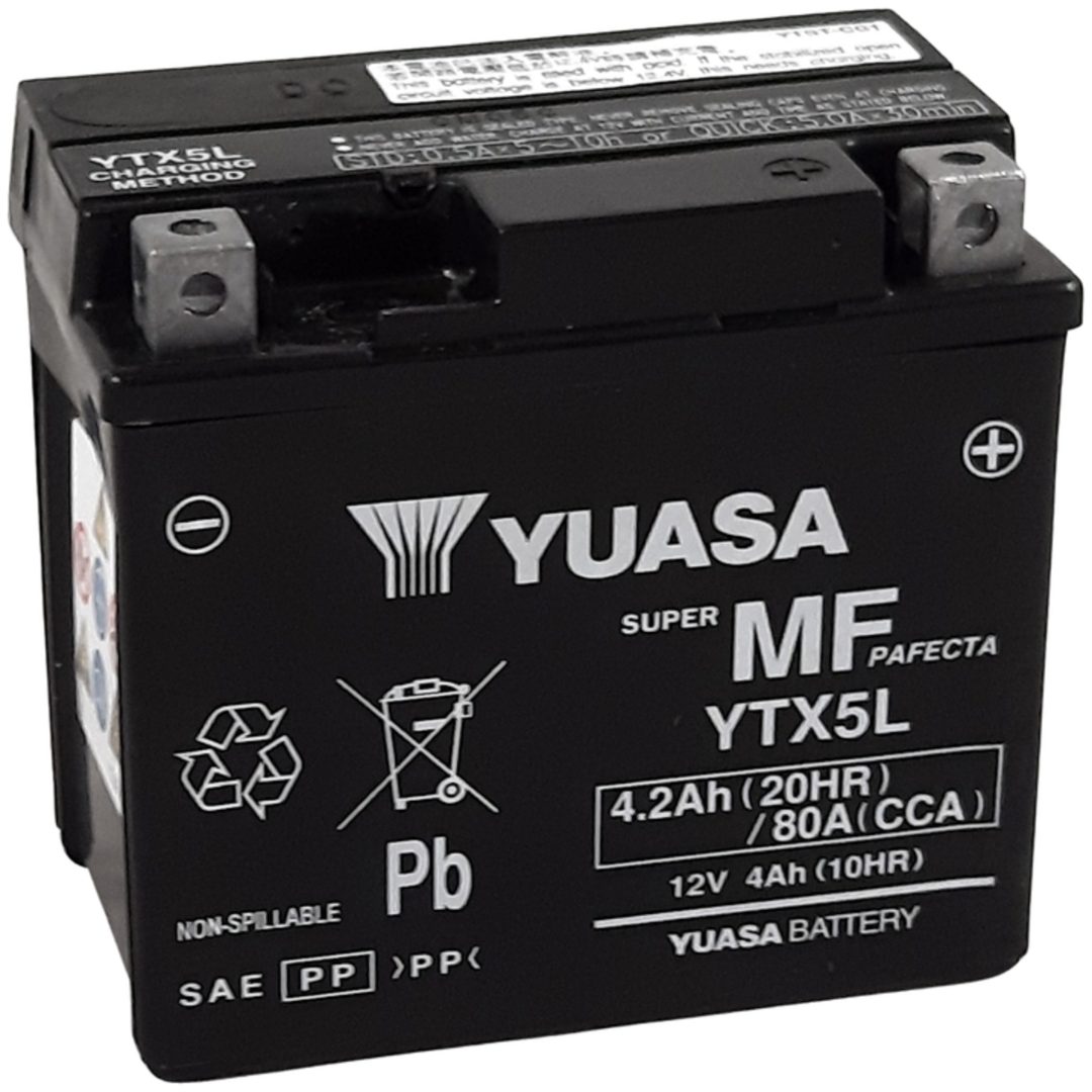 Underhållsfritt Batteri Fabriksaktivt YUASA YTX5L FA