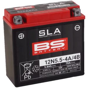 Underhållsfritt Batteri Svart BS BATTERY
