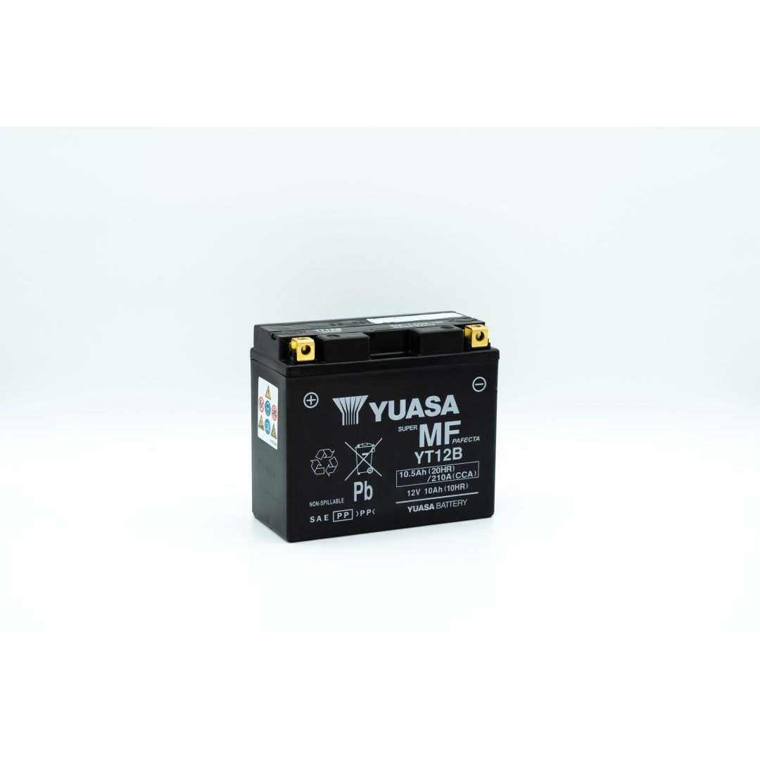 Underhållsfritt Batteri Yt Svart YUASA – bild 2
