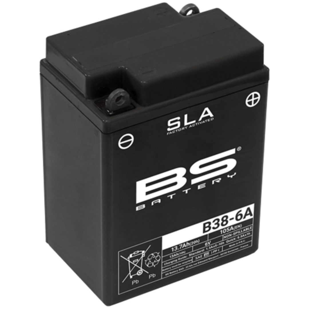 Underhållsfritt Sla Batteri Fabriksaktivt BS BATTERY B38-6A – bild 3