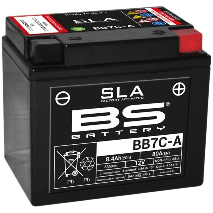 Underhållsfritt Sla Batteri Fabriksaktivt BS BATTERY BB7C-A – bild 3