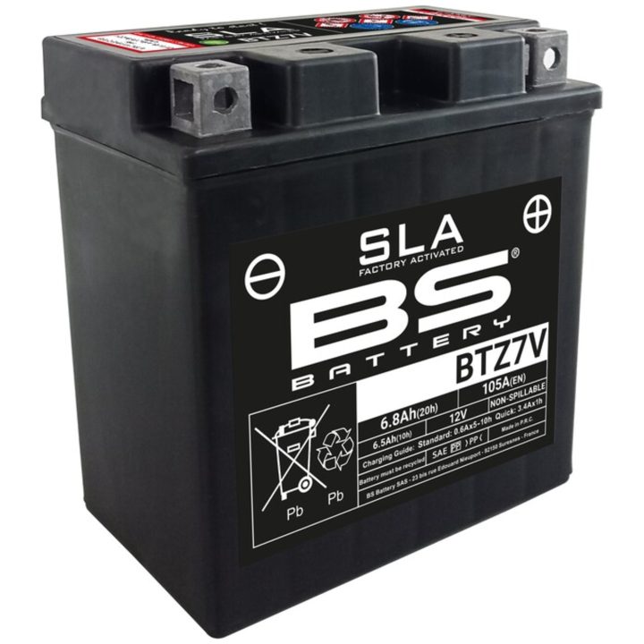 Underhållsfritt Sla Batteri Fabriksaktivt BS BATTERY BTZ7V – bild 3