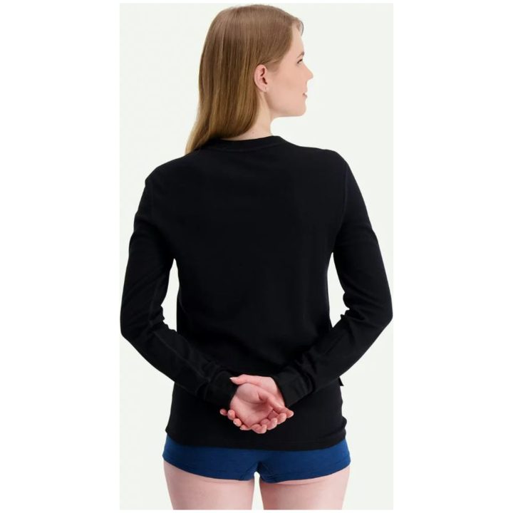 Underställströja Merino Extreme O-Neck Svart Svala – bild 2