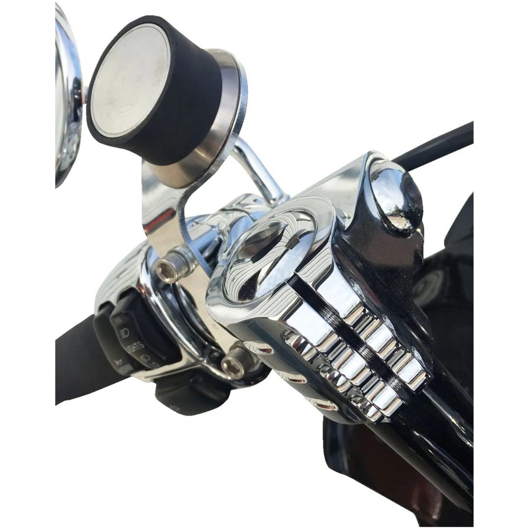 Universal Mobil/GPS-Hållare PERCH-montering Harley Davidson 96-16 KLOCK WERKS Chrome – bild 8