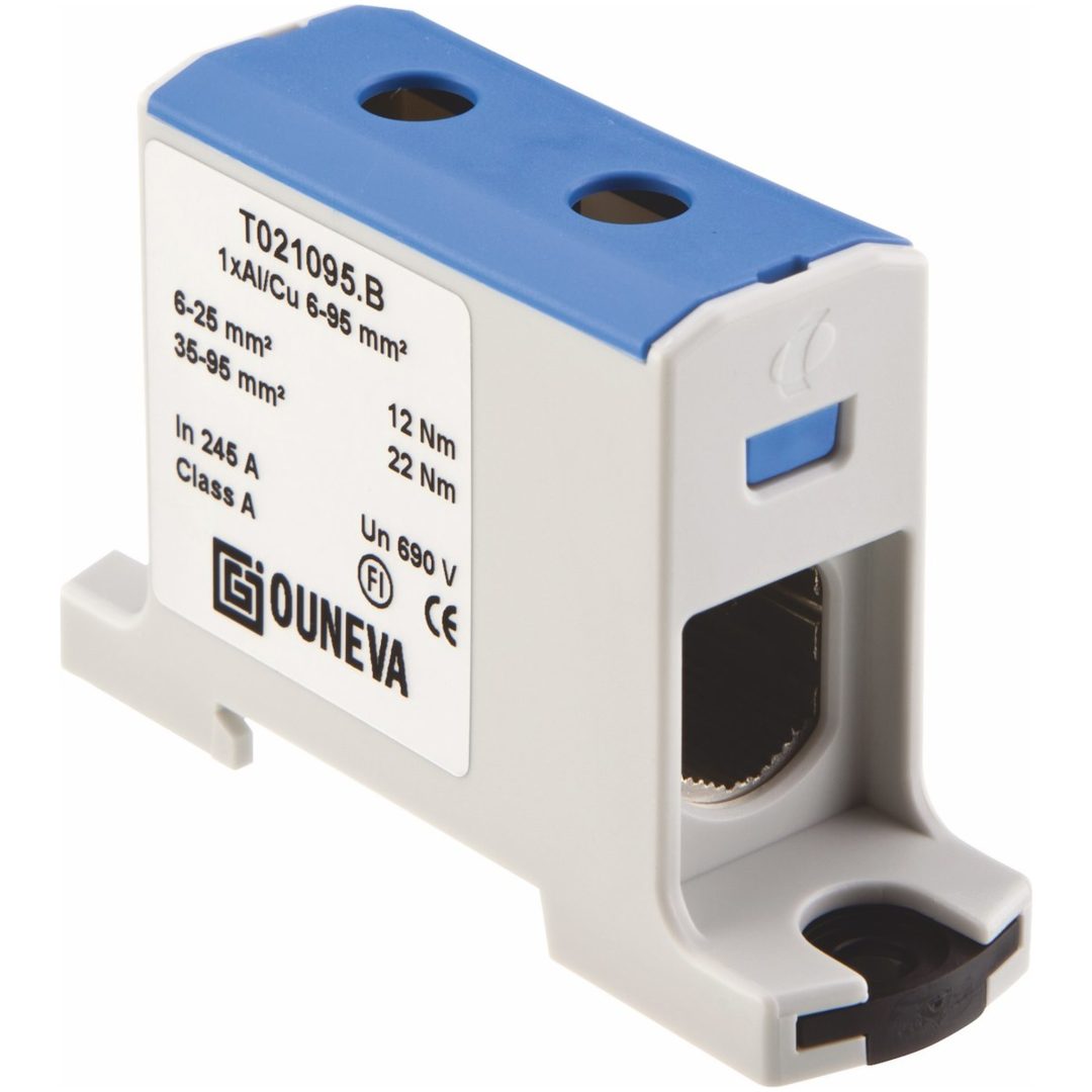 Universalplint, AL/CU, OTL, 6-95 mm², Blå MALMBERGS